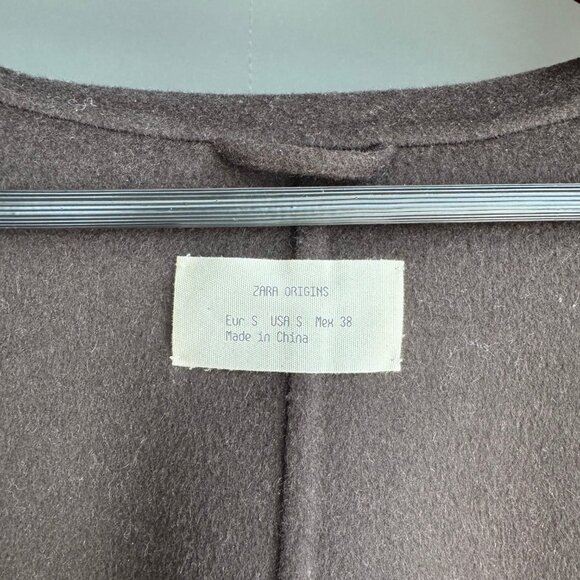 Zara Origins Double Faced Wool Jacket - Picture 4 of 6